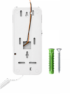 Трубка домофона белая для координатного домофона VIZIT (Визит), Metacom (Метаком), CYFRAL (Цифрал), с отключением звука Орбита OT-VNS09